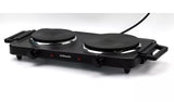 Cookworks 2500W Table Top Double Hotplate Double Hob - Refurbished