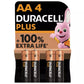 Duracell Plus Alkaline AA Batteries - Pack of 4