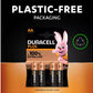Duracell Plus Alkaline AA Batteries - Pack of 4