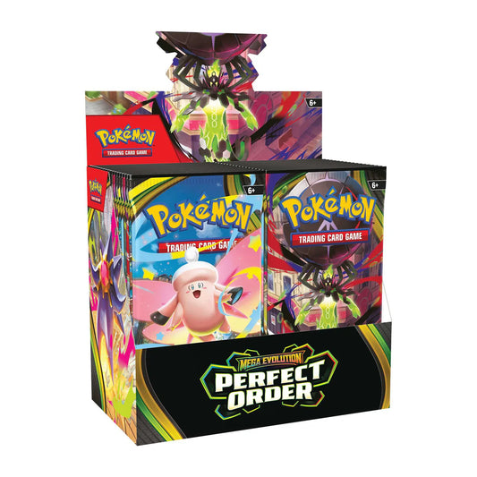 Pokemon TCG: Mega Evolution Perfect Order Booster Display