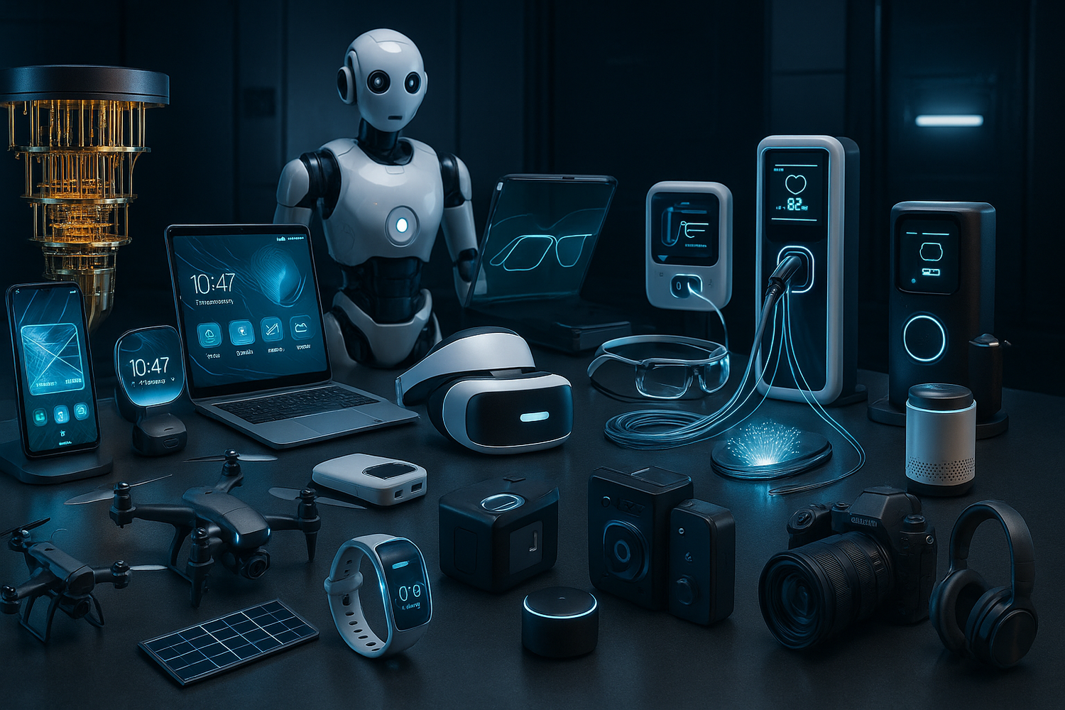 advanced picture of all the technology items