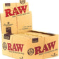 Raw Classic Connoisseur KingSize Slim Natural Unrefined Rolling Papers with Tips Saynama