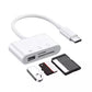 Type C SD Card Reader, Micro SD to Usb C OTG Adapter for SDHC SDXC TF