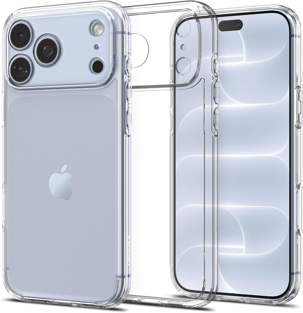 iPhone 18 Pro Clear Silicone Case with Full Protection Cover