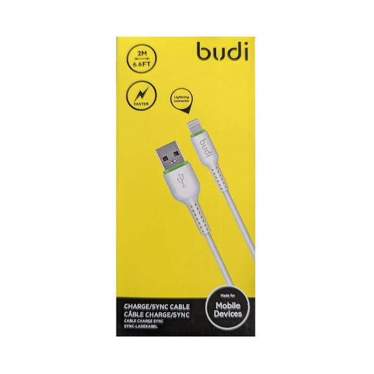Budi 1m USB iPhone Charger For Apple USB Lead - Boxed saynama