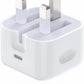 USB C Plug, 20W PD Fast Charger Type C Plug ，USB C Power Adapter Compatible with iPhone 14/13/12/11 Series/SE 2022 /XR/XS/X/8/iPad - saynama