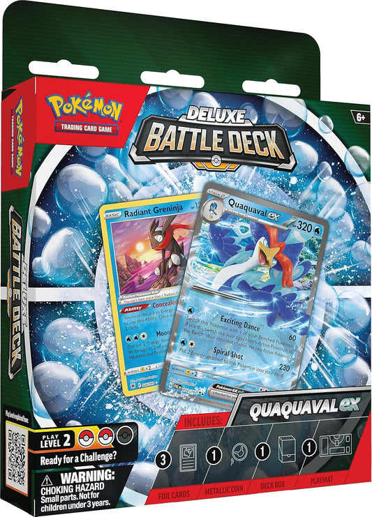 Pokemon TCG:  Deluxe Battle Decks - Quaquaval ex / Meowscarada ex Saynama ltd card games