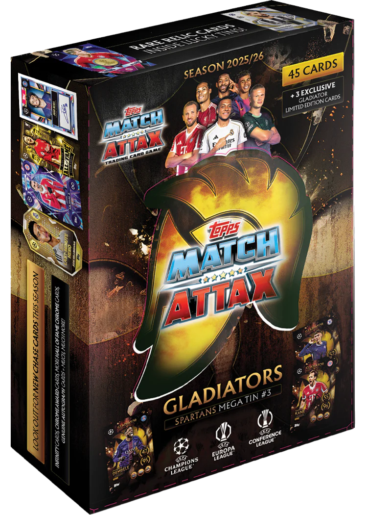 Topps UCC Match Attax 2025/26 - Mega Tin - Gladiators