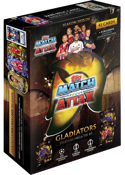 Topps UCC Match Attax 2025/26 - Mega Tin - Gladiators Saynama ltd