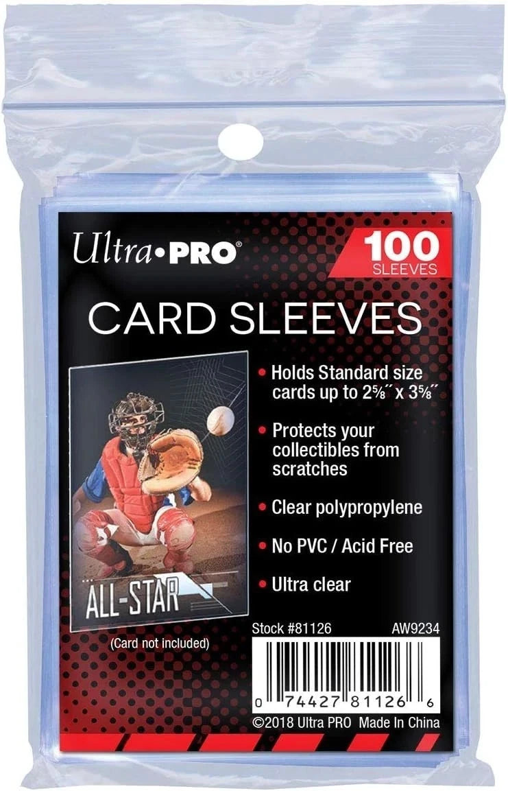 Ultra Pro - Soft Card Sleeves - Clear (100 sleeves ) | Pokemon & YuGiOh & MTG