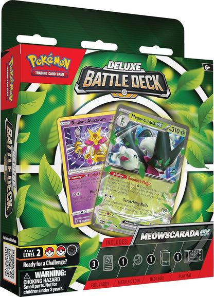 Pokemon TCG:  Deluxe Battle Decks - Quaquaval ex / Meowscarada ex