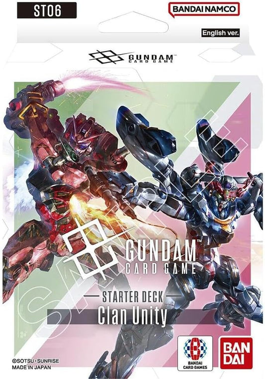BANDAI Gundam Card Game: Gundam Starter Deck Clan Unity (ST06)