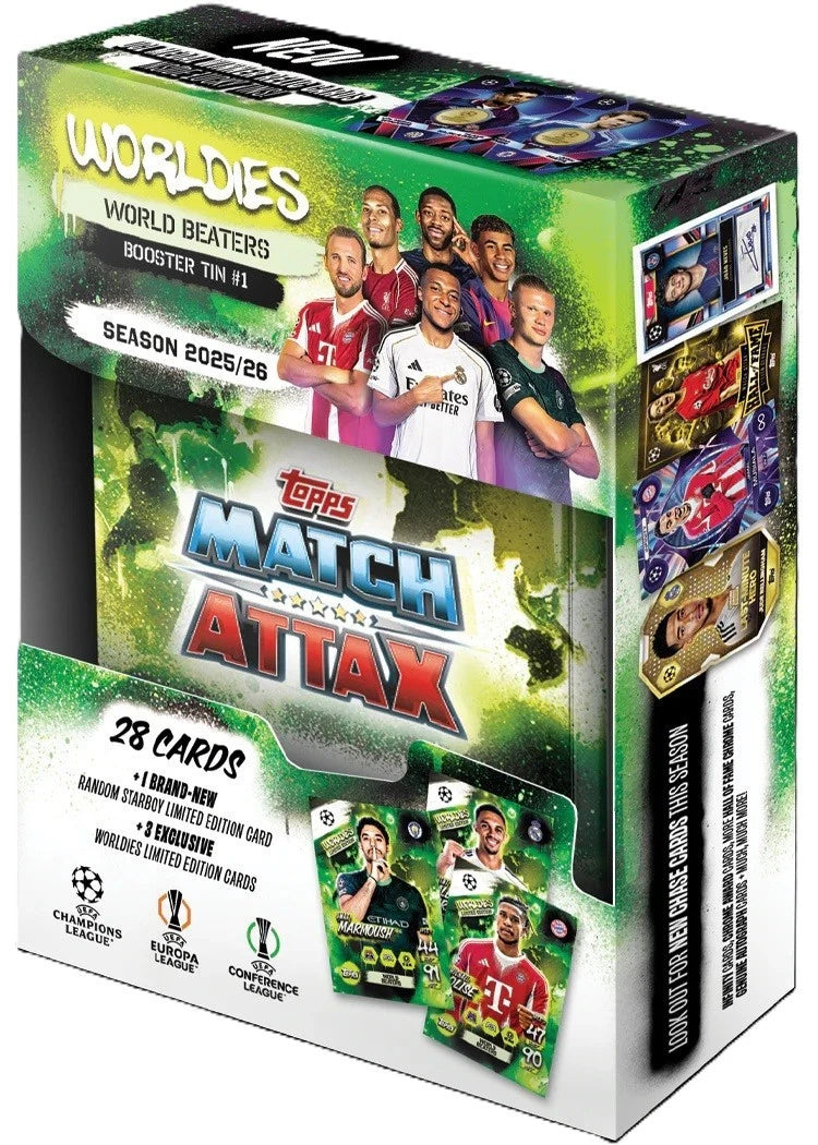 Topps UCC Match Attax 2025/26 - Booster Tin #1 - World Beaters