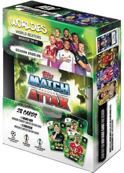 Topps UCC Match Attax 2025/26 - Booster Tin #1 - World Beaters Saynama ltd