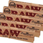 Raw Classic Connoisseur KingSize Slim Natural Unrefined Rolling Papers with Tips Saynama