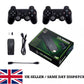 M8 4K HDMI Retro Game Stick Console Plug Play 10000+ Games 2 Wireless Controllers