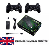 M8 4K HDMI Retro Game Stick Console Plug Play 10000+ Games 2 Wireless Controllers