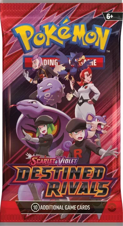 Pokemon TCG: Scarlet & Violet – Destined Rivals Single Booster Pokemon card games