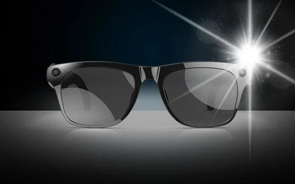 AI Glasses 4K Smart Voice Video Audio Recording Bluetooth Black Translate