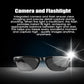 AI Glasses 4K Smart Voice Video Audio Recording Bluetooth Black Translate