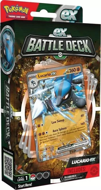 Pokemon TCG: Lucario / Ampharos ex Battle Deck Pokemon card games