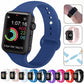 for Apple Watch 10 9 8 7 6 SE Ultra 5 38/40/41/42/44/45mm SILICONE Strap Band