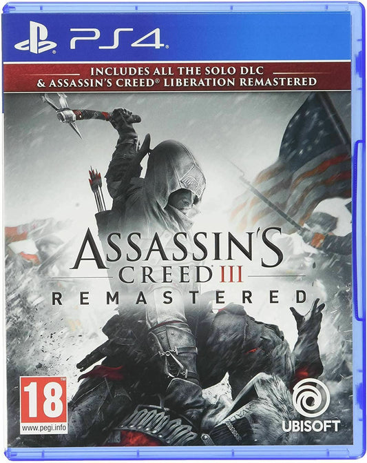 ASSASSIN'S CREED III 3 & LIBERATION REMASTERED PS4 GAME