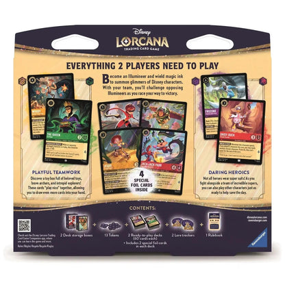 Disney Lorcana TCG - 2 Player Starter Deck - Wilds Unknown - Set 12
