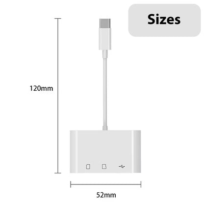 Type C SD Card Reader, Micro SD to Usb C OTG Adapter for SDHC SDXC TF Saynama ltd Mobile Phones & Communication:Mobile Phone & PDA Accessories:Cables & Adapters