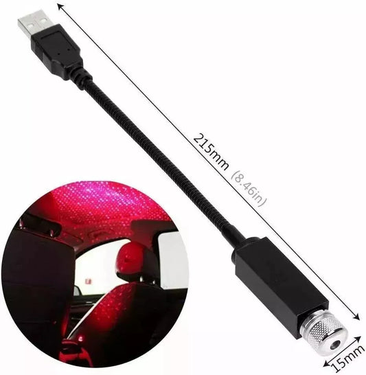 LED 夜星灯 USB 车内车顶氛围星空投影灯