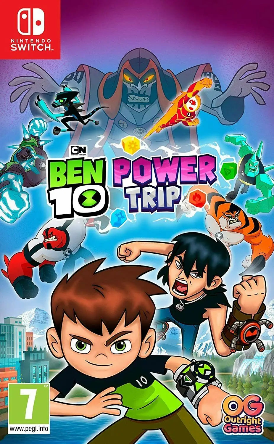 Ben 10 Power Trip Nintendo Switch-spel 