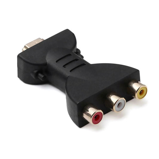 Plug & Play AV Audio Video Adapter Converter HDMI Male to 3 RCA Female Composite