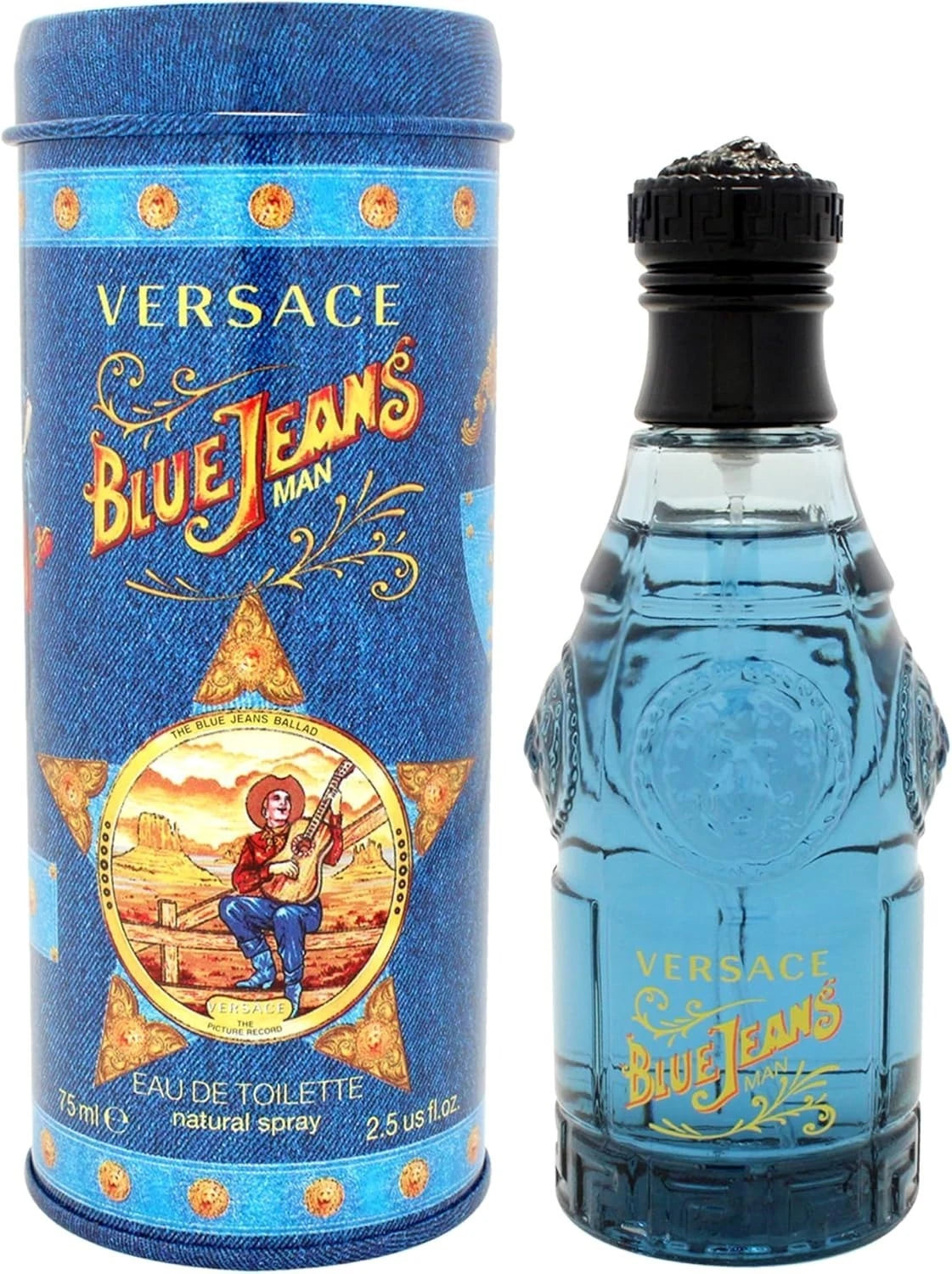 Versace Blue Jeans Eau de Toilette Spray 75ml - For Him