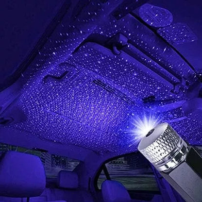 LED Night Star Light USB Car Interior Roof Atmosphere Starry Sky Projector Lamp