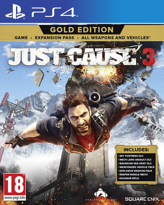 JUST CAUSE 3 gold edition PS4 - saynama