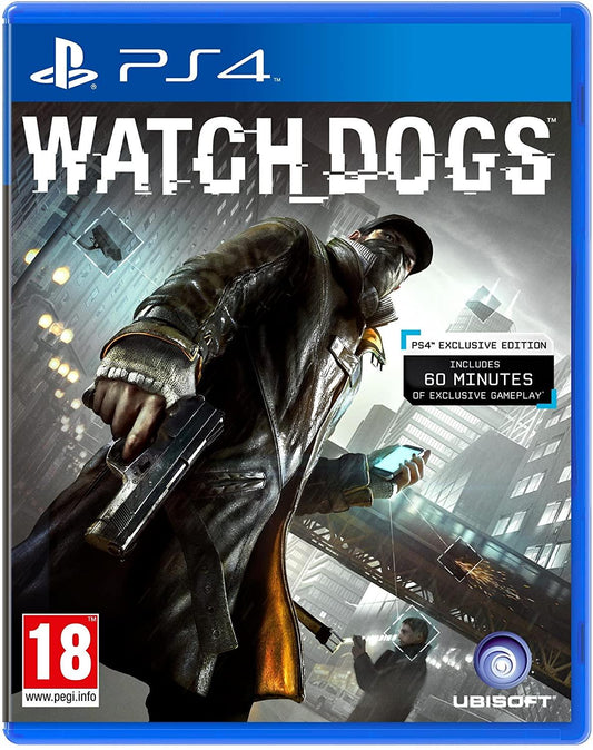 WATCH DOGS PS4 GAME FOR PLAYSTATION 4 BRAND NEW SEALED PACK. - saynama