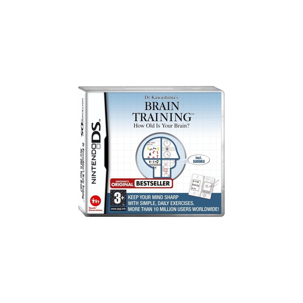 Dr Kawashima's Brain Training (Nintendo DS)"Used but the game is fully tested and works well". - saynama