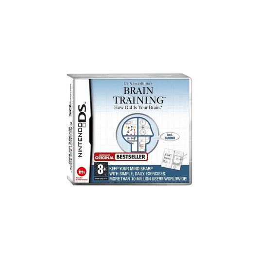 Dr Kawashima's Brain Training (Nintendo DS)"Used but the game is fully tested and works well". Manortel