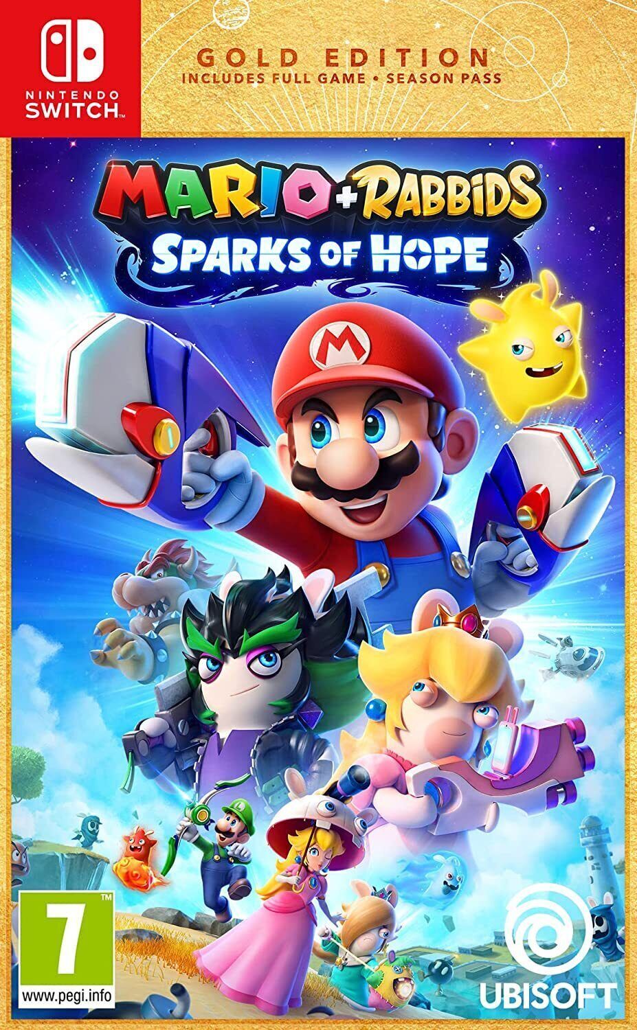 Mario + Rabbids Sparks Of Hope standard cosmic gold Nintendo Switch
