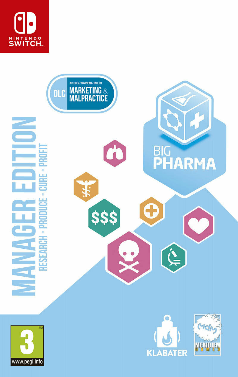Big Pharma Manager Edition (Switch) - saynama
